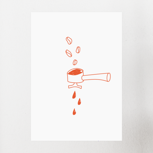 siebträgerin | kunstdruck