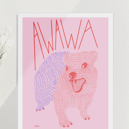 awawa | kunstdruck signiert