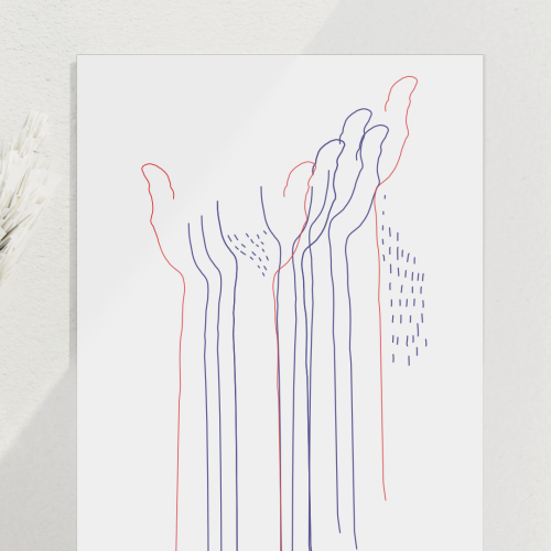 broken hands | kunstdruck