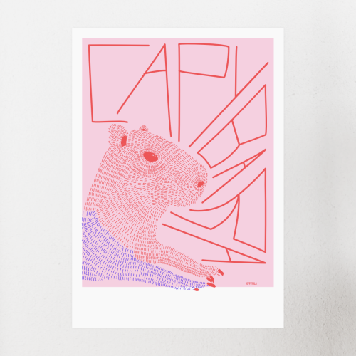 capybara | kunstdruck signiert