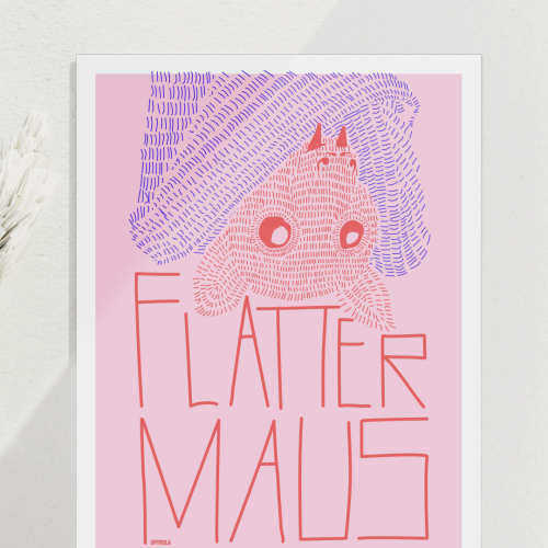 flattermaus | kunstdruck signiert