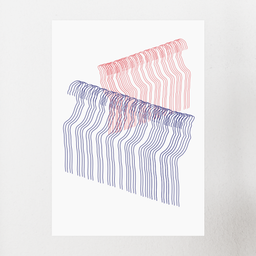 marching lines | kunstdruck