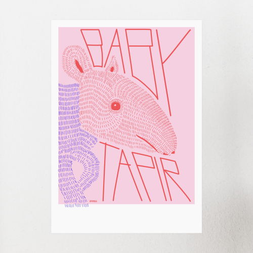 baby tapir | kunstdruck signiert