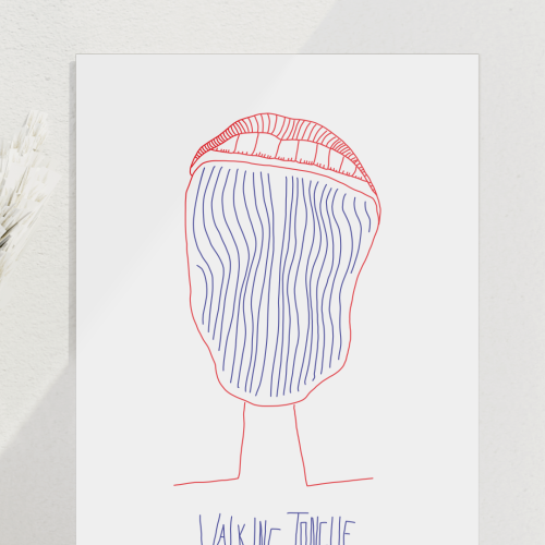 walking tongue | poster